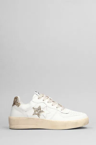 Two Star Padel Star Sneakers In White