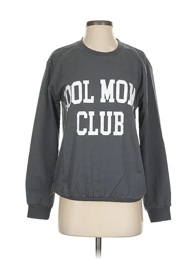 Pre-owned Two To Five Designs Long Sleeve T-shirt In Gray