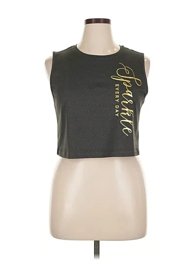 Pre-owned Two To Five Designs Sleeveless T-shirt In Gray