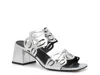Two Twin Hearts Lynette Sandal In Silver