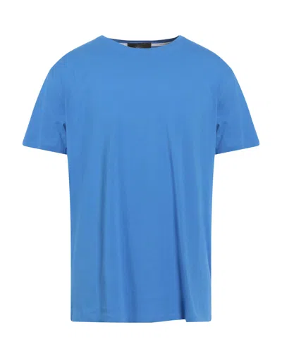Two/c Man T-shirt Azure Size 44 Cotton In Blue