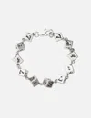 Twojeys All-round Dice Bracelet In Silver