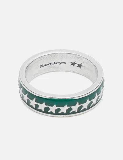 Twojeys All-round Icon Ring Green In Multi