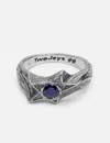 Twojeys Blue Calda Ring In Silver