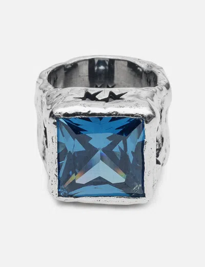 Twojeys Blue Stone Ring In Silver/银色/銀色/실버/シルバー