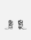 Twojeys Boot Stud Earrings In Silver