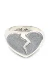 Twojeys Broken Heart Ring In Metallic