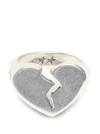Twojeys Broken Heart Ring In Metallic