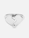 Twojeys Broken Heart Ring In Silver/银色/銀色/실버/シルバー
