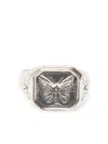 Twojeys Butterfly Signet Ring In Metallic