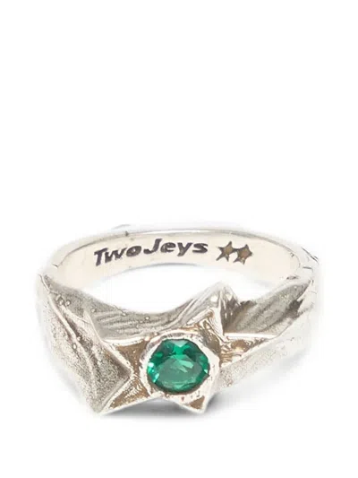 Twojeys Calda Star-motif Ring In Silver