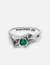 Twojeys Green Calda Ring In Silver/银色/銀色/실버/シルバー