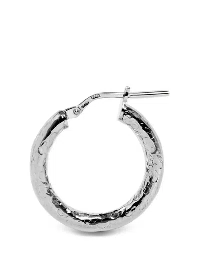 Twojeys Hammered-effect Hoop Earrings In Metallic