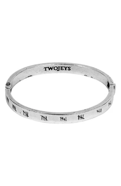 Twojeys Hope Hinge Bangle Bracelet