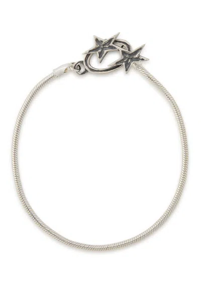 Twojeys Icon Clasp Sterling Silver-plated Bracelet In Metallic