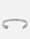 Twojeys Icon Horse Bangle In Silver