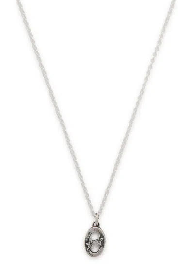 Twojeys Link Stars Pendant Sterling Silver Necklace In Gray