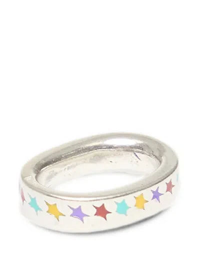 Twojeys Medium Icon Link Ring In Multi