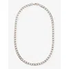 Twojeys Mens Silver Cuban Sterling-silver Necklace In Silver