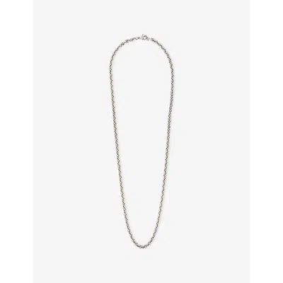 Twojeys Mens Kailua Sterling-silver Brass-plated Chain Necklace