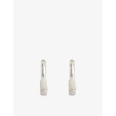 Twojeys Mens Tj Icon Sterling-silver Earrings