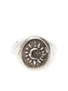 Twojeys Midnight Signet Ring In Metallic
