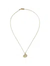 Twojeys Oval Charm Necklace In Gold