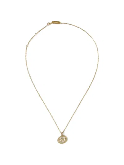 Twojeys Oval Charm Necklace In Gold