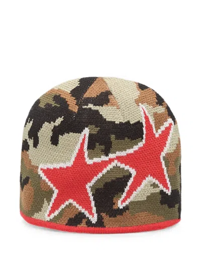 Twojeys Reversible Camouflage-print Beanie Hat In Multi