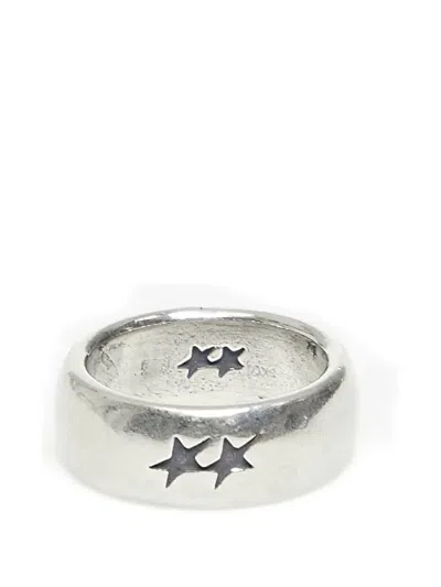 Twojeys Signature Ring In Metallic