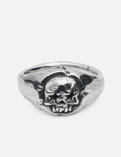 Twojeys Skull Signet Ring In Silver/银色/銀色/실버/シルバー