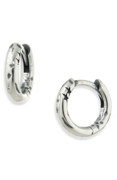 Twojeys Slim Hoop Earrings In Silver