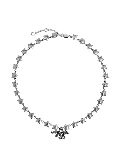 Twojeys Star Horse Precious Metals Necklace In Metallic