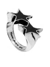 Twojeys Star Precious Metals Ring In Silver