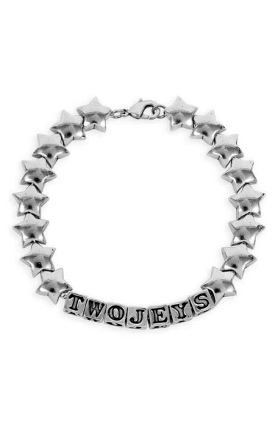 Twojeys Stars Bracelet In Silver