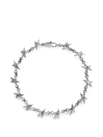 Twojeys Stone-embellished Star-detail Bracelet In Purple