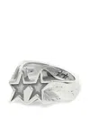 Twojeys Tilted Icon Ring In Metallic