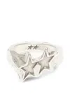 Twojeys Tilted Icon Ring In Silver