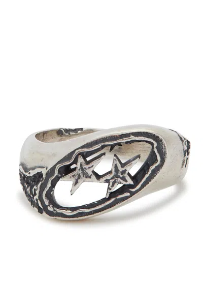 Twojeys Wraped Sterling Silver-plated Ring In Metallic