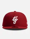 Twojeys X New Era 59fifty Red In Red