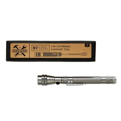 Two's Company 6.75'' Battery Powered Flashlight In Silver