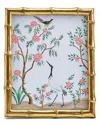 Two's Company Gold Faux Bamboo 8x10 Photo Frame In Gold