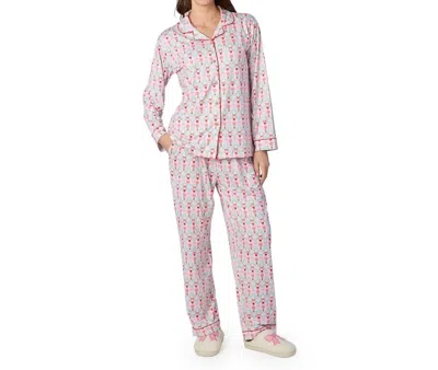 Two's Company Nutcracker Pajama In Pink