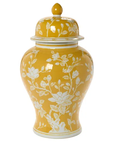 Two's Company 18in Temple Jar In Animal Print