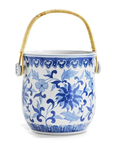 Two's Company Canton Collection Cooler Bucket In Beige