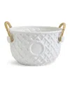 Two's Company Hampton Fretwork Party Bucket In Beige
