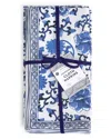 Two's Company Set Of 4 Chinoiserie Napkins