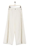 Twp Almost Famous Side Sequin Jeans In White