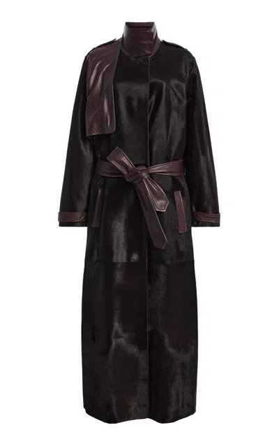 Twp An Affair To Remember Pony Hair Coat In Brown