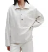 Twp At Ease Popover Top In Natural In White